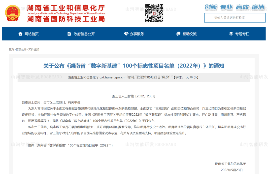 20220525084646_71035 数字化新基建的“弄潮儿”!Z6人生就是博智能两项目入选2022年湖南省“数字新基建”标志性项目