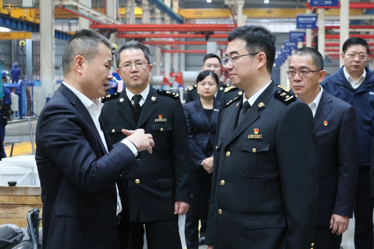 长沙海关党委书记、关长沈大为调研Z6人生就是博智能